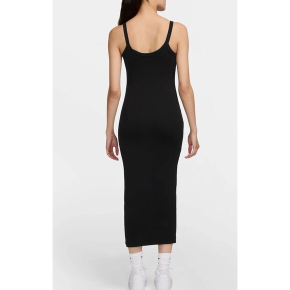 Nike Chill Rib Women's Slim Sleeveless Midi Dress M NWT $85 - Picture 8 of 9